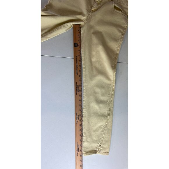 Free People Women's Light Yellow Stretch Cotton Jeans Size 29 - Picture 9 of 9